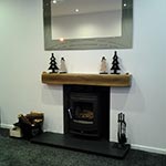 Freshly Installed Wood Burning Stove in time for Christmas